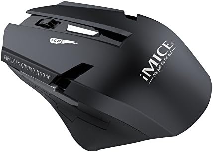 Mxstudio 2.4 GHZ Slim Wireless Mouse with Nano Receiver, Noiseless and Silent Click for PC, Laptop, Tablet, Computer, and Mac, Black