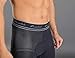 Przewalski Mens Cycling Underwear Shorts 4D Padded Bike Undershorts Bicycle MTB Liner Shorts with Silicone Leg Grippers Dark Black