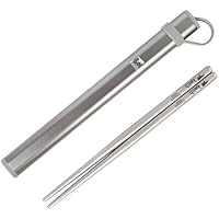 Essstäbchen Aus Titan – Ultraleicht, Korrosionsbeständig & Spülmaschinenfest (22,9 Cm)