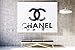 Fashion wall pop art print on Fine Art Paper- Illustration - Chanel Surfing Board Black and White - Water Color Chic Glam Vogue poster 602