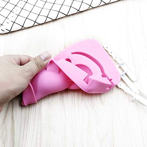 Mango Shape Popsicle Molds 5 Cavities Silicone Ice Pop Mold Ice Cream Mold Candy Frozen Yogurt Holder DIY Handmade Soap Kitchen Tools