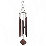 BLESSEDLAND Premium Wind Chimes-6 Hollow Aluminum Tubes, 28