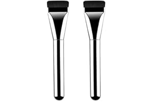 COSHINE 2pcs Super Thin Blade Foundation Makeup Brush, Soft Synthetic Bristles Makeup Brushes