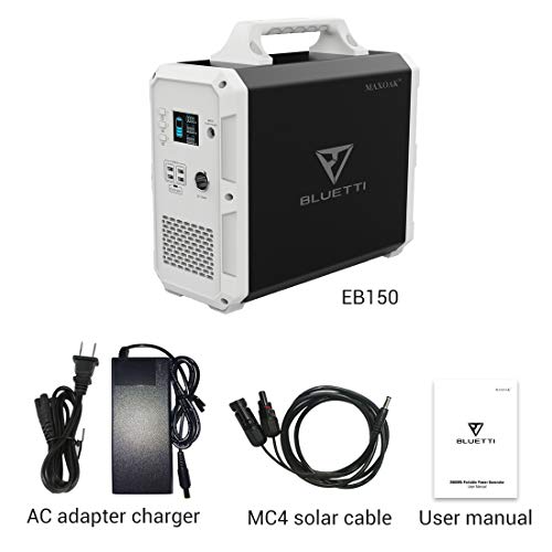 BLUETTI Portable Power Station EB150, 1500Wh Lithium Battery Backup w