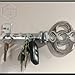 Comfify Decorative Wall Mounted Key Holder - Multiple Key Hooks Rack for Entryway - Hand Cast Aluminum Key Shaped - Modern Theme - Polished Finish - with Screws and Anchors