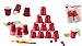 Disposable Shot Glasses - 60 Mini Cups Red Party Cups (3 packs of 20) | Perfect Size for Shooters - Jello Shots - Jager Bombs - Beer Pong Challenge - Serving Condiments, Nuts and Samples