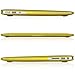 Kuzy Rubberized Hard Case Cover SeeThru for New MacBook Air 13.3-Inch - A1369/A1466 - Aluminum Unibody - Yellow