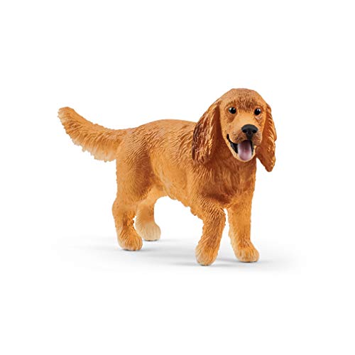 SCHLEICH 13896 English Cocker Spaniel Farm World Toy Figurine for children aged 3-8 Years