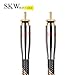 SKW Digital Coaxial Cable RCA to RCA Multiple Shield with Ultra-high Purity Copper Subwoofer Cable for HiFi Systems 16.4ft/5M