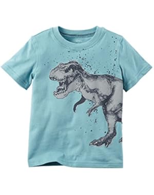 Boys' Dinosaur Graphic, Aqua,18m
