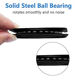4 Pcs 3 Inch Square Rotating Bearing Plate, 150lbs