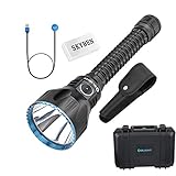 Olight Javelot Pro 2100 Lumes Cree XHP35 HI NW LED Dual Switches Rechargeable Rifle Tactical Flashlight with Built-in Battery Pack and SKYBEN Battery Case