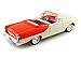 1957 Oldsmobile Super 88 Convertible, Orange & Beige - Yatming 92758 - 1/18 Scale Diecast Model Toy Car