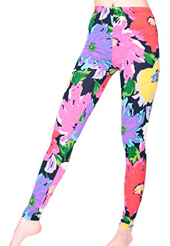 LeggingsQueen Floral Print Leggings- Medium