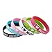 GoodBZ 6pcs I Love Michael Jackson Silicone Wristbands Bracelets,1D Wristbands