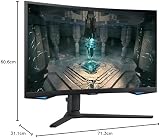 Samsung Odyssey G6 LS32BG650EUXXU 32" Curved Gaming Monitor 240Hz QHD view 9