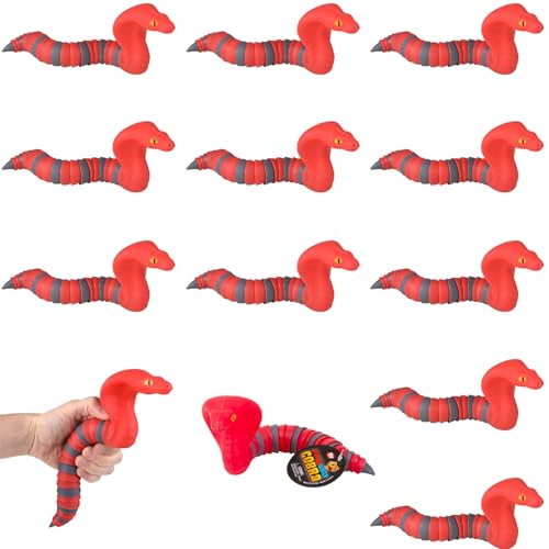 8 Inch Wiggle Sensory King Cobra – 12 Count Display
