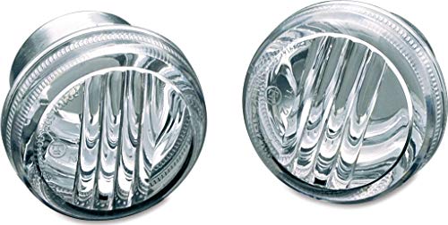 Kuryakyn 2264 Motorcycle Lighting Accessory: Replacement Turn Signal/Blinker Light Lenses for 2005-19 Suzuki Motorcycles, Clear Lens, 1 Pair