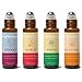 Essential Oils Roll On Set (4 Pack) Wellness Sleeping Immunity Gift Aromatherapy Oil - Self Care Gifts for Women