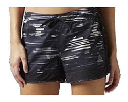 Reebok Women's Wor Urbeam Shorts - Black/Chalk, 2X-Small