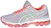 ASICS Women's Gel Kayano 22 Running Shoe, Silver Grey/Pistachio/Fiery Coral, 7 M US