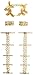 Costume Culture Women's Goddess Kit, Gold, One Size