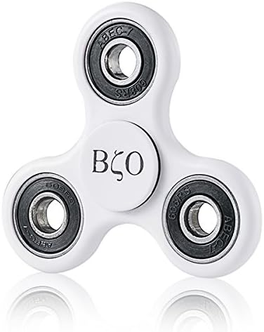 Fidget Spinner Hand Spinner with Hybrid - fidget work Ultra Fast Ceramic Bearings - Finger Toy, Reduce Stress Relieve ADD,Autism and Boredom (white)