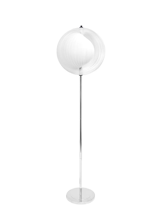 LumiSource LSKCONCHFL W Shell Floor Lamp Contemporary Floor Lamp