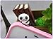 ZOEAST Adorable Recumbent Smiling Little Panda Dust Plug 3.5mm Phone Accessory Cell Phone Plug iPhone Dust Plug Samsung Plug Phone Charm Headphone Jack Earphone Cap Ear Cap Dust Plug (Panda)