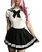 Littleforbig Cotton Romper Onesie Pajamas Bodysuit - Magical Onesie Skirt Set Black 4XL