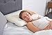 Cradle Me Thin Pillow for Sleeping - Luxury Memory Foam Pillow - Ultra Soft Slim Plush Luxury Pillow - 3 inch loft - White