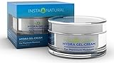 Hyaluronic Acid Cream for Face - Hydrating Facial Moisturizer - Hydra Gel Cream Formula for Flaking, Dry & Aging Skin - For a Boost of Hydration for Soft & Supple Skin - InstaNatural - 1.7 OZ