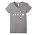 Women's Raw Vegan T-Shirt Small Slate