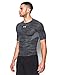 Under Armour Men's CoolSwitch Armour Short Sleeve Compression Shirt, Graphite /Reflective, Large