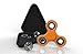 T-Tek Hand Spinner Fidget Helps Focus with Case Package (Yellow Black)