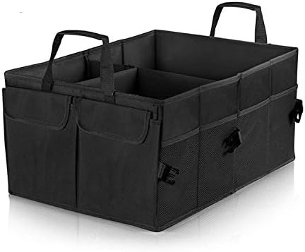 車用収納ボックス トランク 収納 折り畳み式 収納ケース 車用ポッケト 防水 大容量 使用便利 シートバックポケット 後部座席収納 ブラック