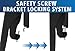 Mount-It! MI-303B Tilt TV Wall Mount Bracket for LCD, LED, or Plasma Flat Screens, 32” – 65” Screen Sizes, HDMI Cable Included, Black