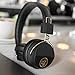 JLab Audio Studio ICON Bluetooth Wireless On-Ear Headphones | Ultra-Plush Cushions | Wireless Headphones | 13 Hour Bluetooth Playtime | 40mm Neodymium Drivers | Track Control | Microphone | Black Gold