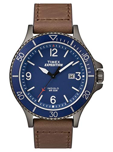 Timex - Reloj analógico de pulsera para Hombre de cuarzo con esfera clásica y correa de acero inoxidable