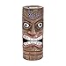 Bits and Pieces - 12 Inch Tall Solar Tiki Statue - Whimsical Light-Up Lawn and Garden Sculpture