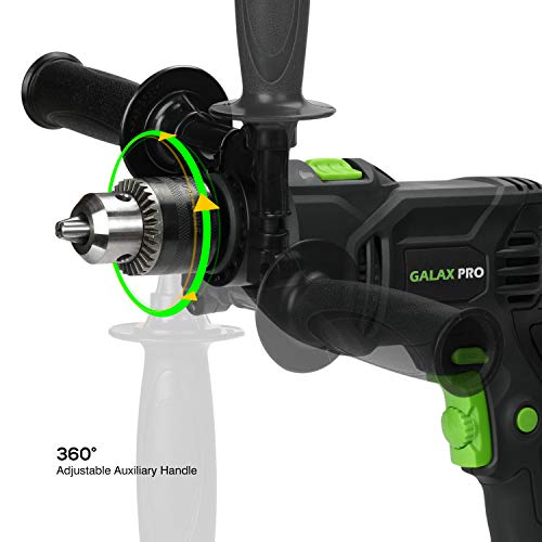 GALAX PRO Bohrmaschine, Schlagbohrmaschine 600W 3000 RPM, Hammer und Bohrer 2 in 1, Tiefenanschlag und Schnellspann… – Bild 4