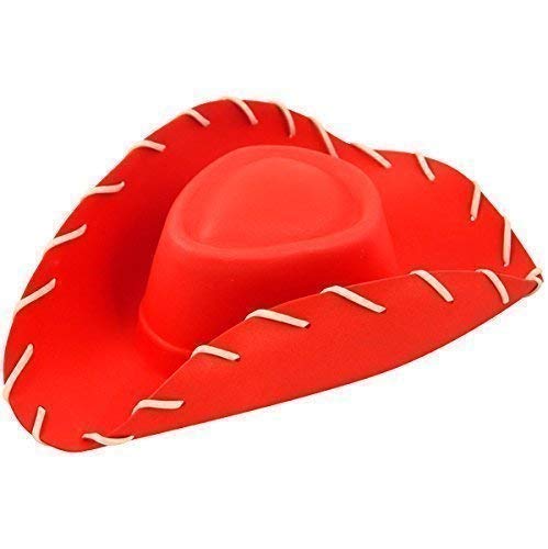 2 x Adults EVA Red Cowboy Hat Fancy Dress Costume Accessory