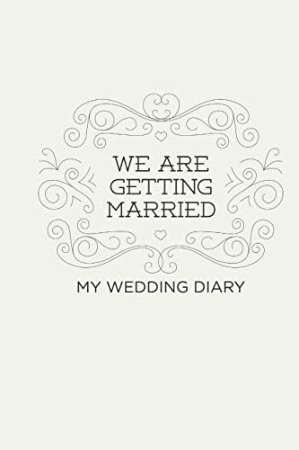 My Wedding Diary Journal – 22 May 2019