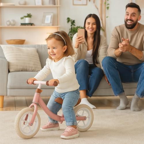 Bicicleta de Equilíbrio Wild Infantil Kidino - Sem Pedal, Balance Bike Estável e Segura +12 Meses – Desenvolve Coordenação Motora e Equilíbrio para Crianças