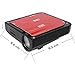 2Pcs Ghost Shadow Light Lamp Logos for Mustang Accessories, Car Door Led Welcome Laser Projector Logo Light