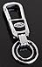 TSD Car Key chain Zinc alloy Handmade Leather Double Ring Keychain For Ford