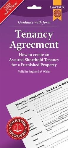 Furnished Tenancy Agreement Form Pack (England and Wales)