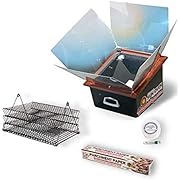Sun Oven Solar Energy All American Sun Oven with Dehydrating Accessory Pack with Baking Rack Set, Spill-proof levelator, and Pasteurizing Indicator