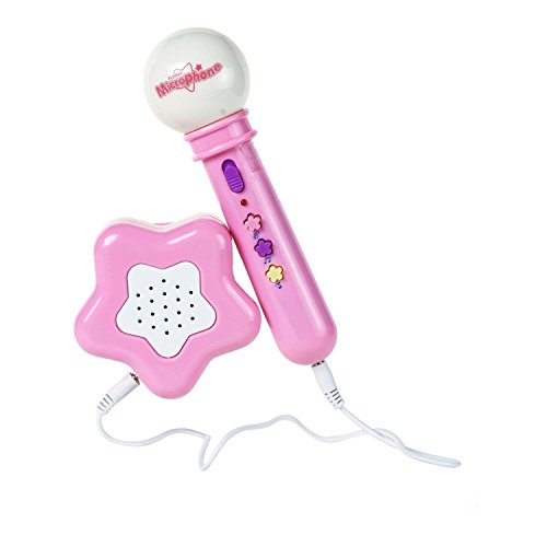 vtech babble and rattle microphone pink