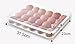 Zondam Eggs Dispenser Covered Egg Holder for 2 Dozen 24 Eggs